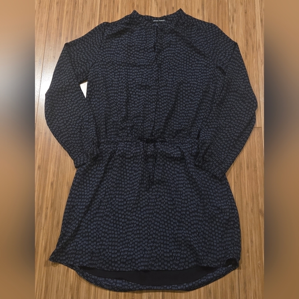 NWOT Hilary Radley Navy Long Sleeve Dress